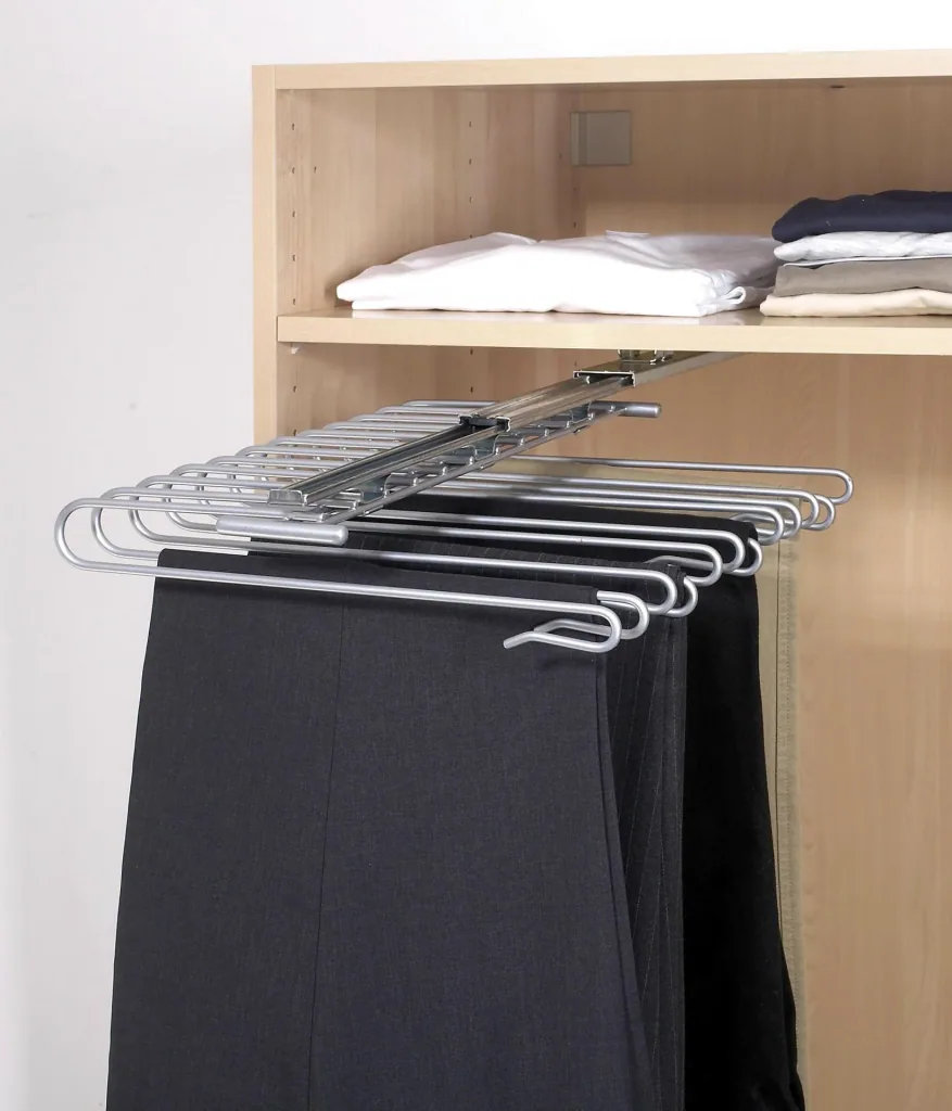 Schrankauszug Hosenbügel für 12 Hosen
