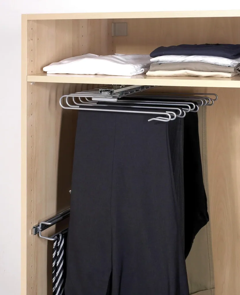 Schrankauszug Hosenbügel für 12 Hosen