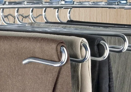 Schrankauszug Hosenbügel für 12 Hosen