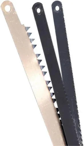 Hand - Bügelsäge, 390 mm mit 3 Sägeblättern