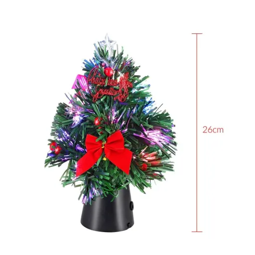 Weihnachtsbaum USB-Anschluss 26cm dekoriert