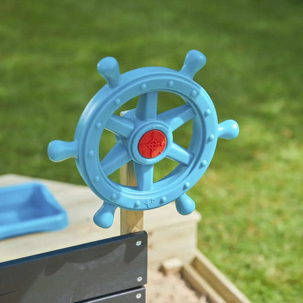 Holz Sandkasten Kinderspielboot AHOY