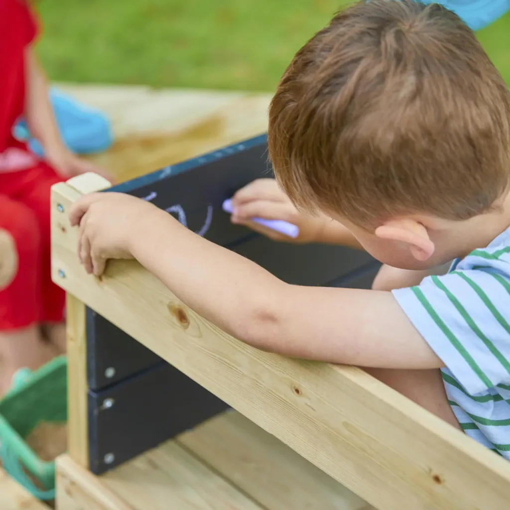 Holz Sandkasten Kinderspielboot AHOY