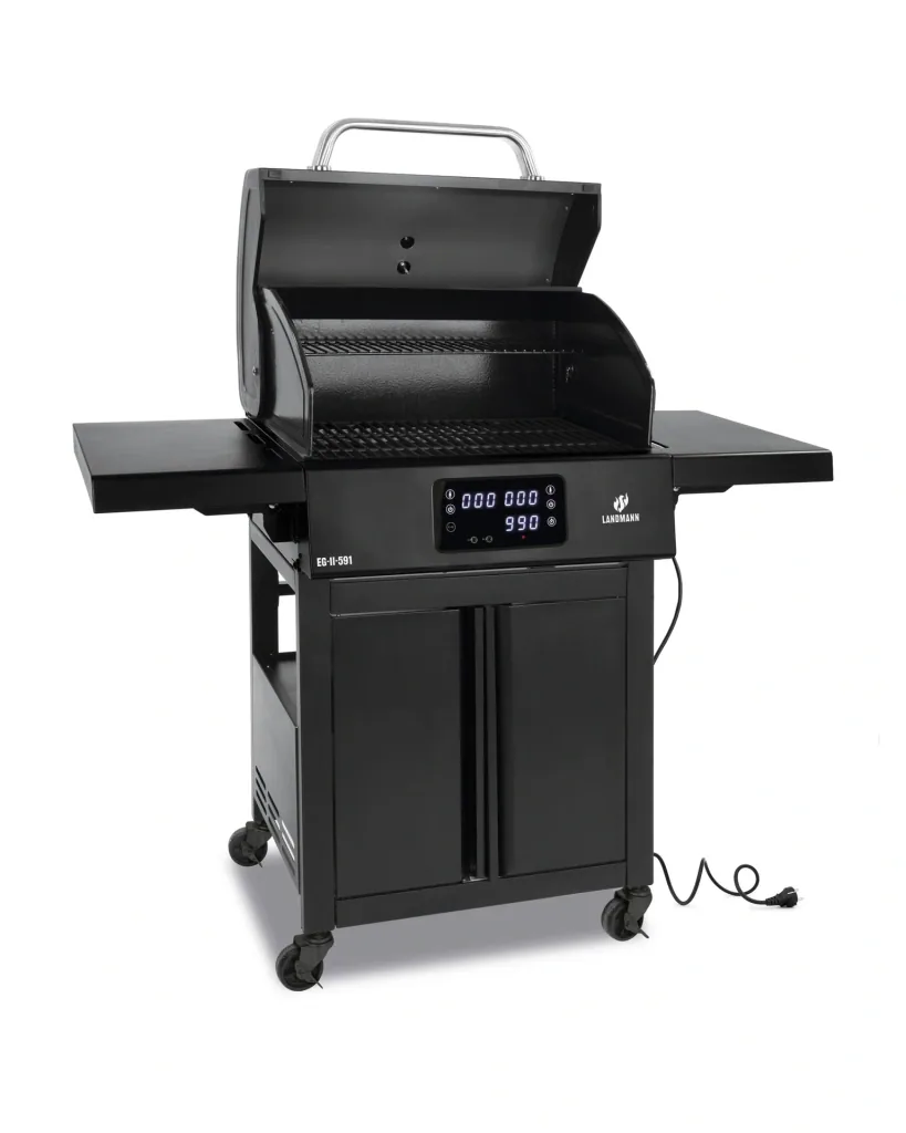 Elektro-Grillwagen, 3200 Watt, EG-II-591, Schwarz