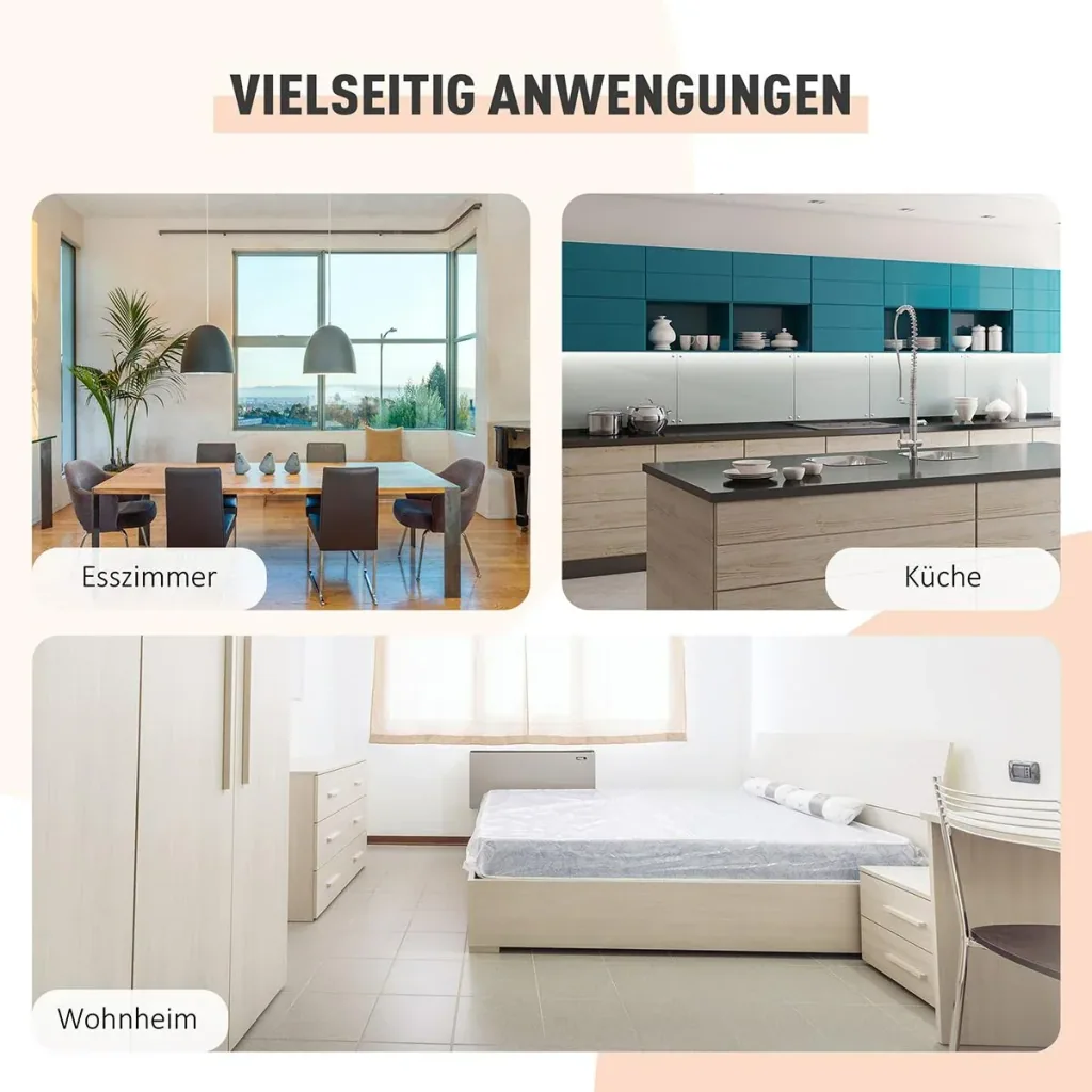 Klapptisch mit Stauraum natur, weiß