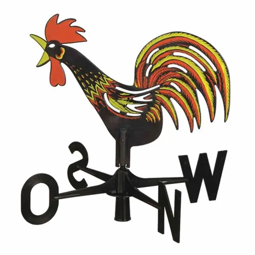 Wetterhahn aus Kunststoff bunt