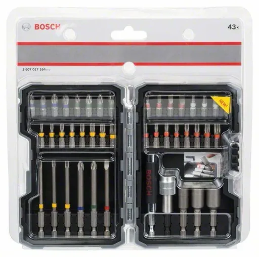 Schraubenbits und Steckschlüssel-Set, 43-teilig