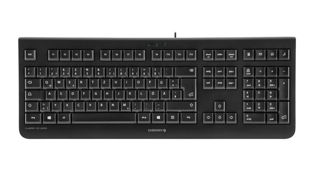 Kabelgebundenes Tastatur-Maus-Set DC 2000 schwarz