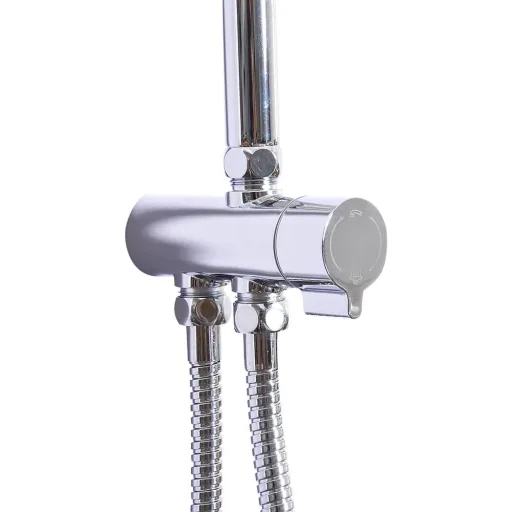 Duscharmatur Regendusche Duschsystem Silber L47 x B20 x H103 cm