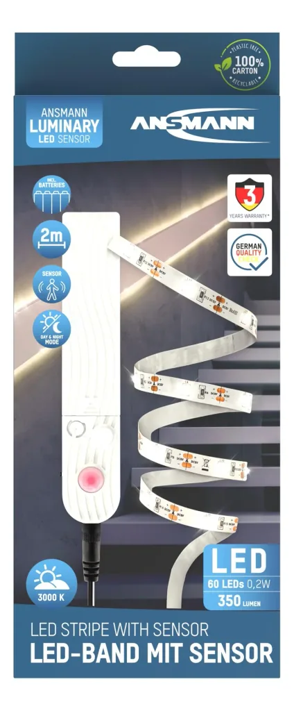 LED Band mit PIR Bewegungsmelder und Dämmerungssensor