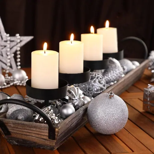 Weihnachtskugeln - Christbaumschmuck - Silber 100 Stück.