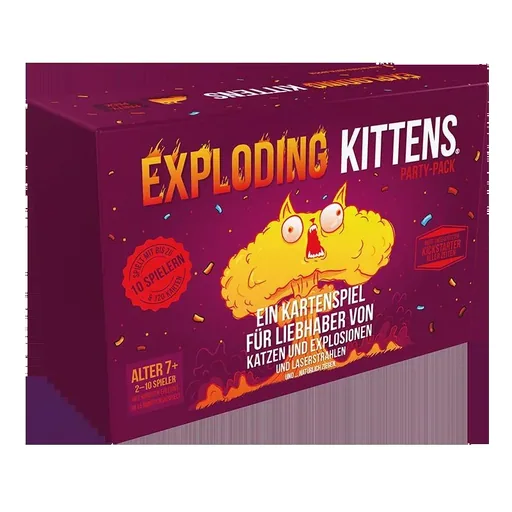 Gesellschaftsspiel Exploding Kittens Party-Pack