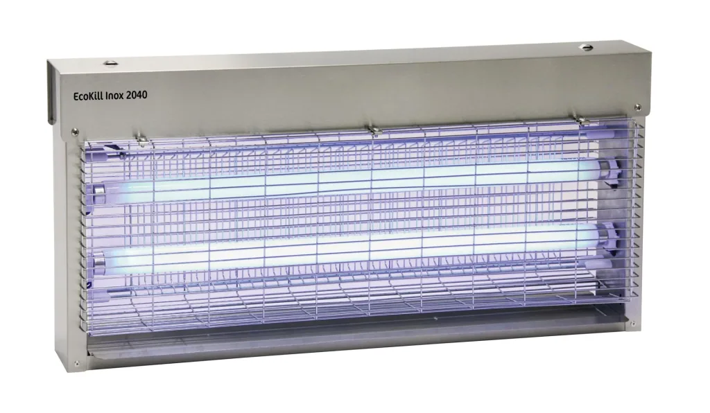 Elektrischer Fliegenvernichter "EcoKill Inox 2040" - 2 x 20 W