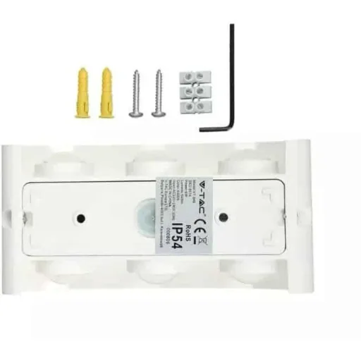 VT-846 LED-Wandleuchte oben / unten - 5W - 630 Lm - 3000K - Weiß