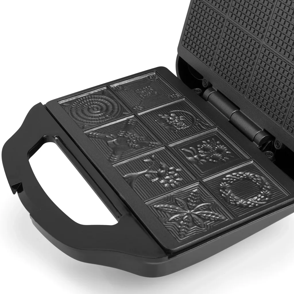 Zimt-Waffeleisen, für 8 Waffeln, 700 Watt