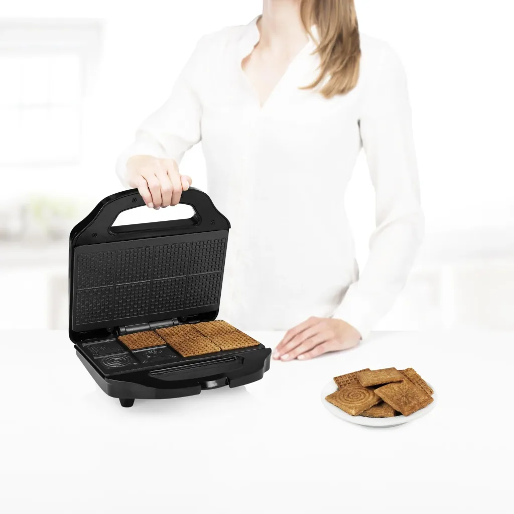 Zimt-Waffeleisen, für 8 Waffeln, 700 Watt