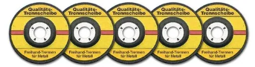 Trennscheiben 125 mm - 5 Stück - Stärke 1,0 mm, für Metall