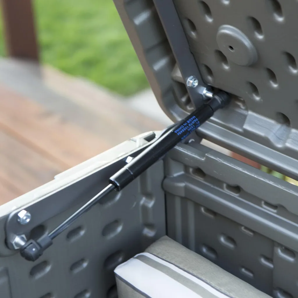 Lifetime Kissenbox Premium 440 L 127,9×64×67,2 cm Braun – wetterfestes HDPE, bis 300 kg belastbar
