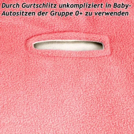 Fußsack - Baby-Fußsack - rosa - 90 X 75Cm