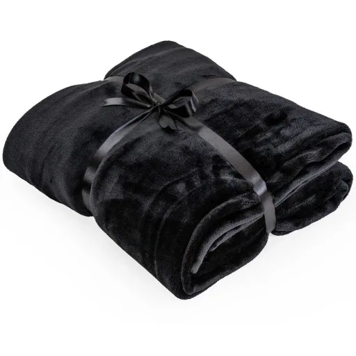 Premium-Decke schwarz - 300g/m²