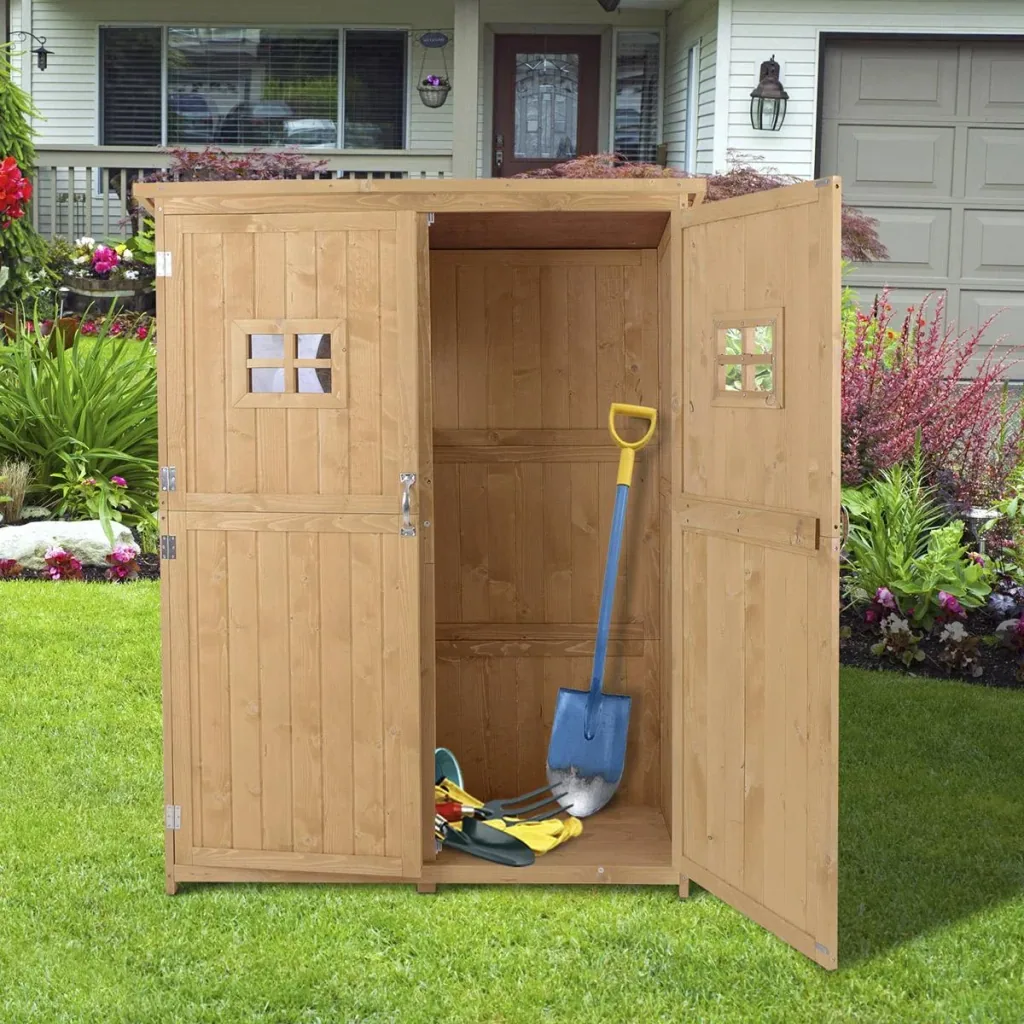 Geräteschrank natur