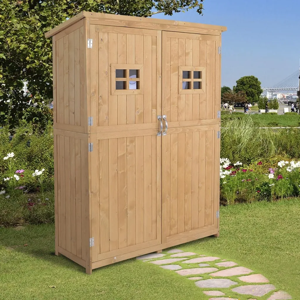 Geräteschrank natur