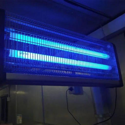 VT-3230 Insektenlampe - 2"15W - 100m Reichweite - UV-Licht - Grau