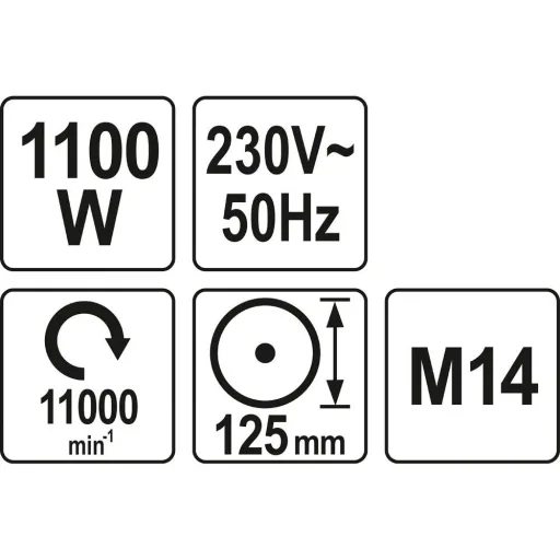 Winkelschleifer - 1100W - 125mm