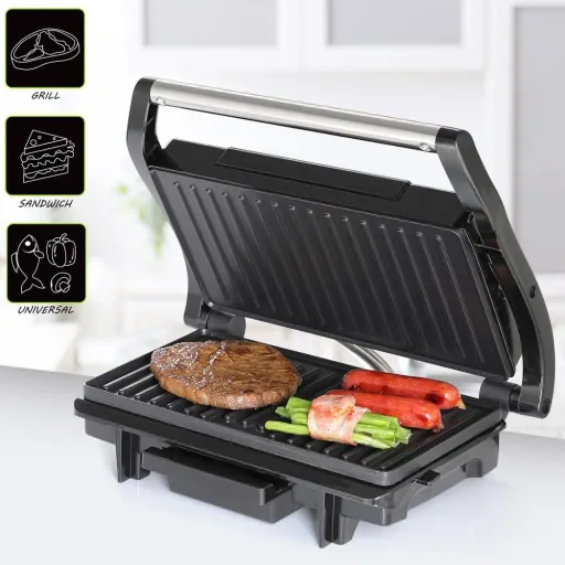 Kontaktgrill schwarz 1500W