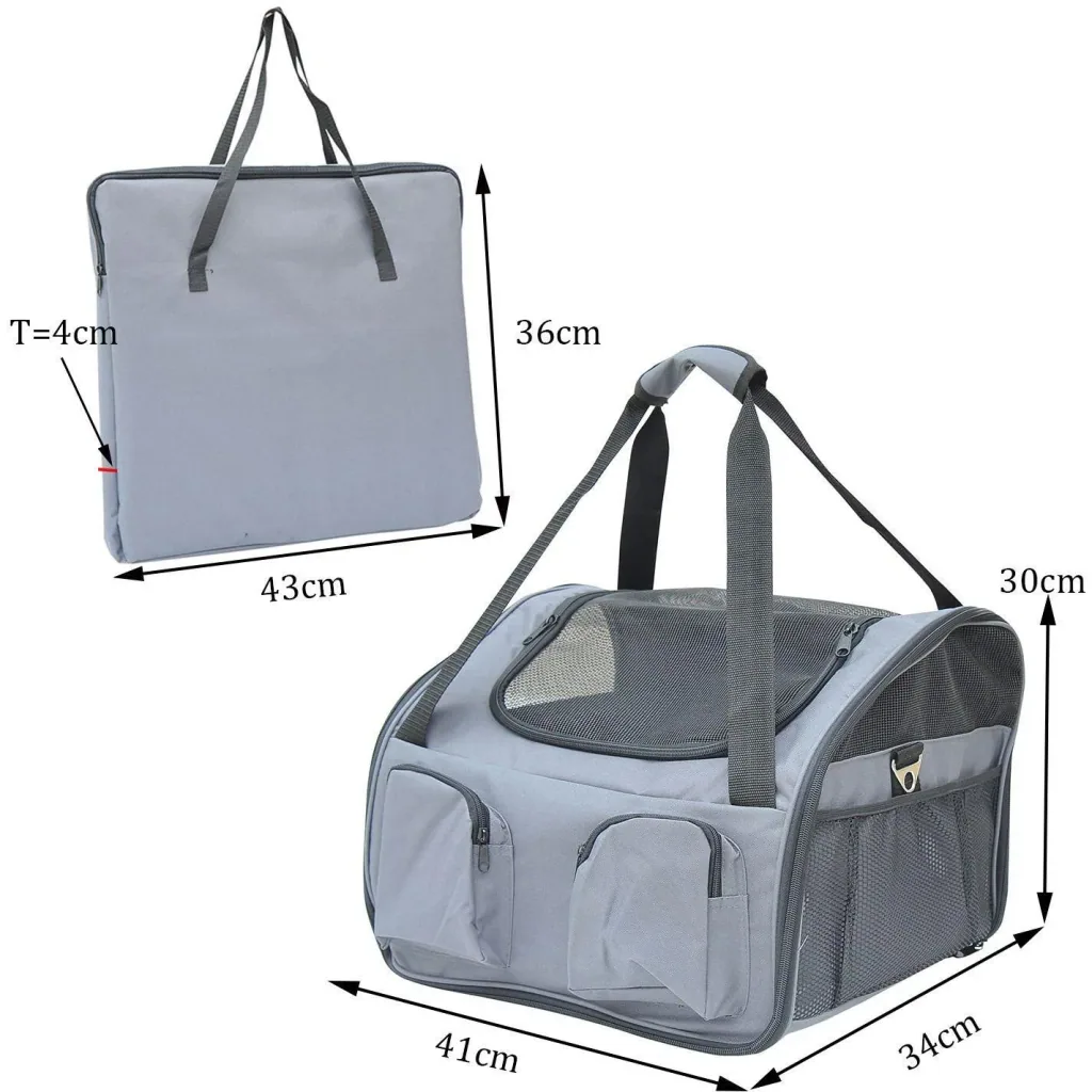 Hundetasche Auto Transportbox Autositz Katze