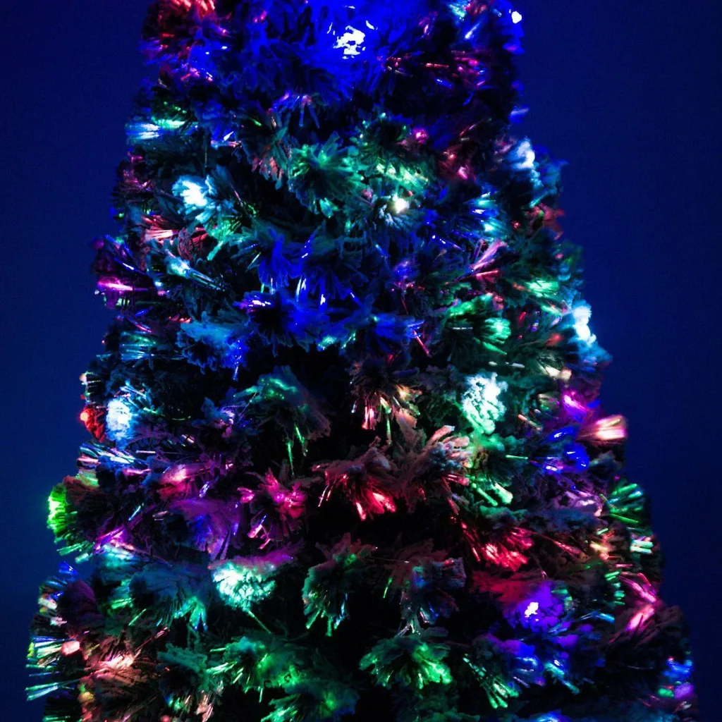 Weihnachtsbaum Tannenbaum LED Lichtfaser 180cm