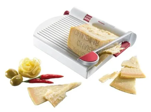Käse-Schneider „Fromarex“, Weiß/ Rot