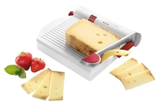 Käse-Schneider „Fromarex“, Weiß/ Rot