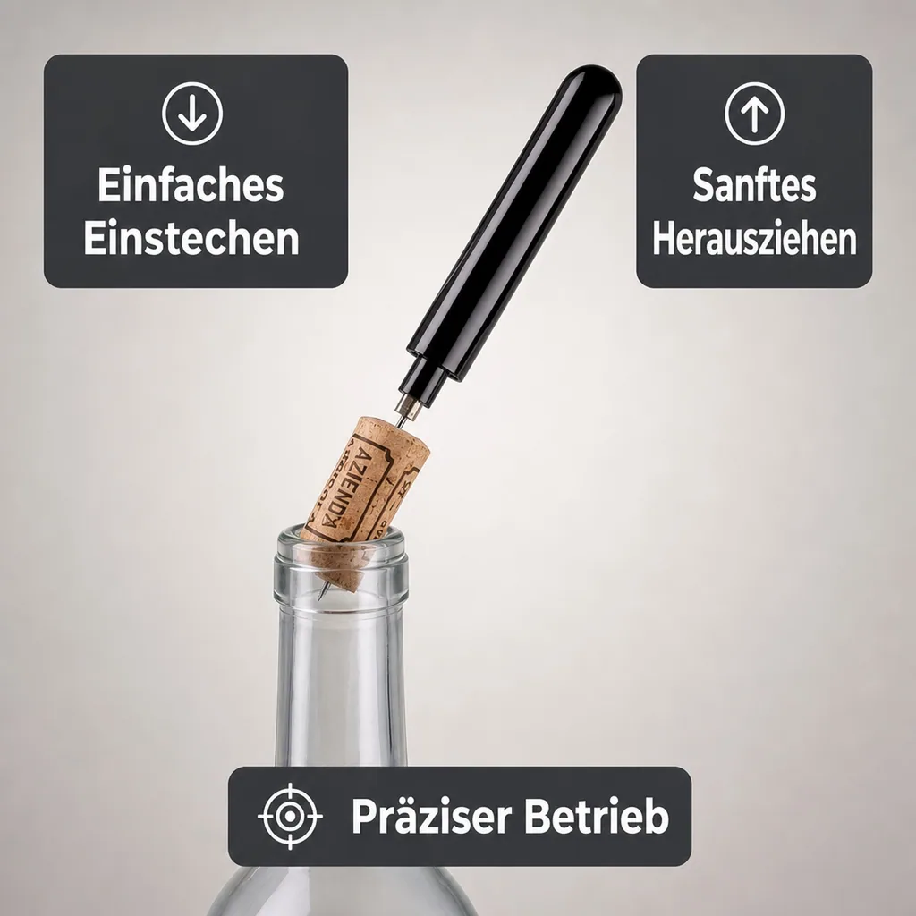 Corklift mit Handpumpe