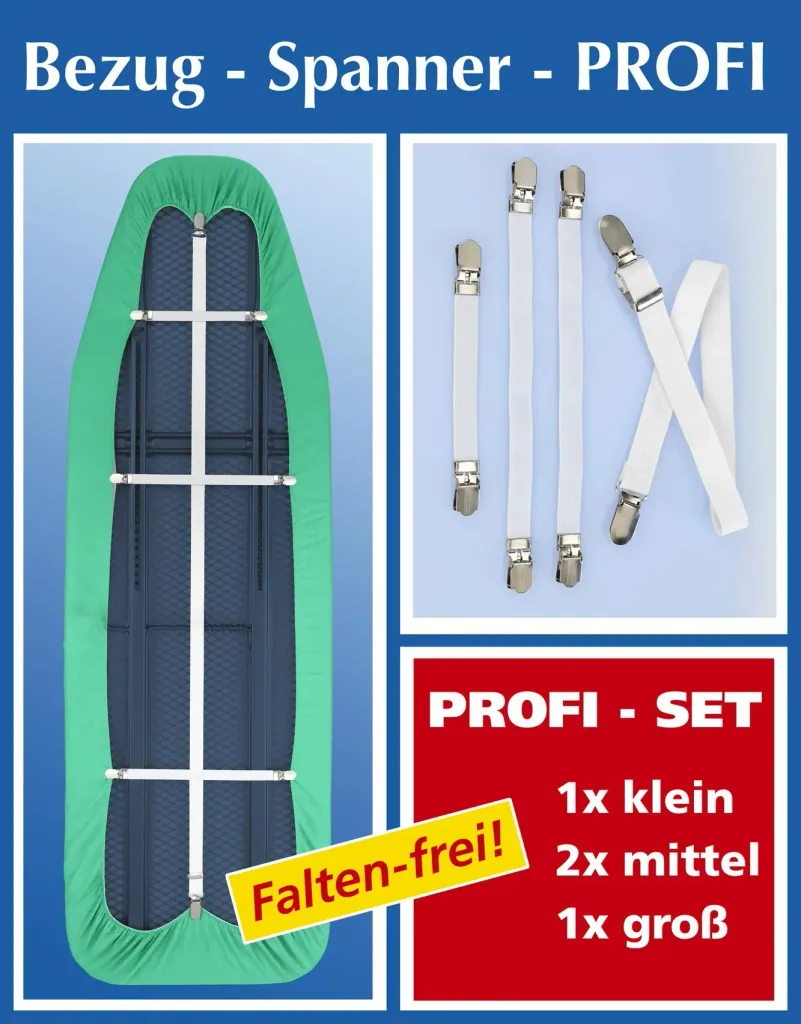 Bügeltischbezug-Spanner 4er-Set