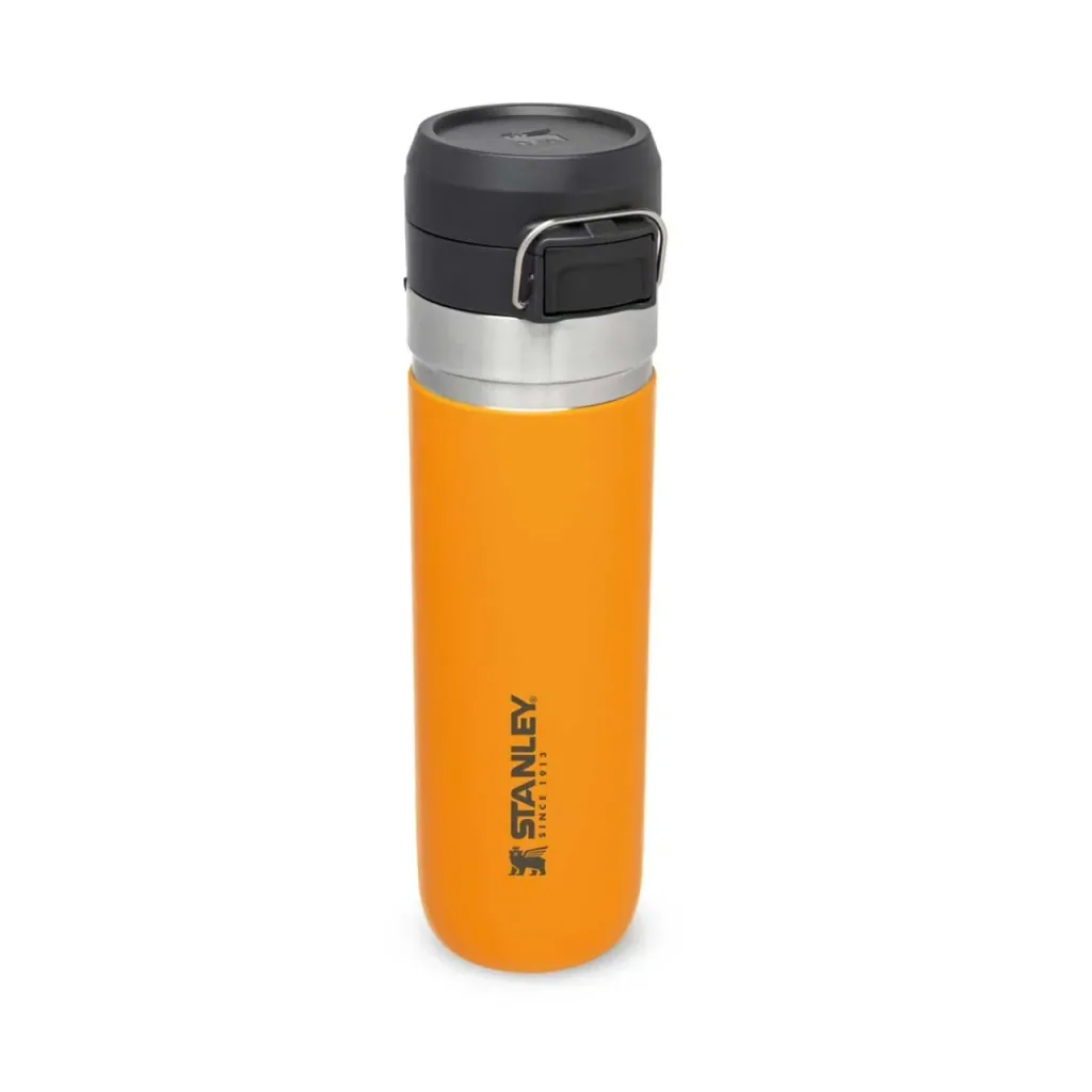 Quick Flip Water Bottle 0,7 l, Saffron, Vakuumisolierung, Sicherheitsverschluss