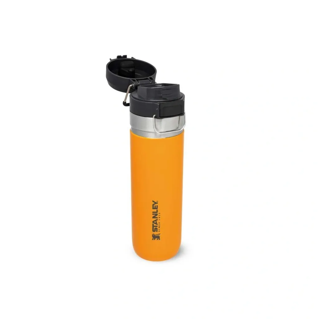 Quick Flip Water Bottle 0,7 l, Saffron, Vakuumisolierung, Sicherheitsverschluss