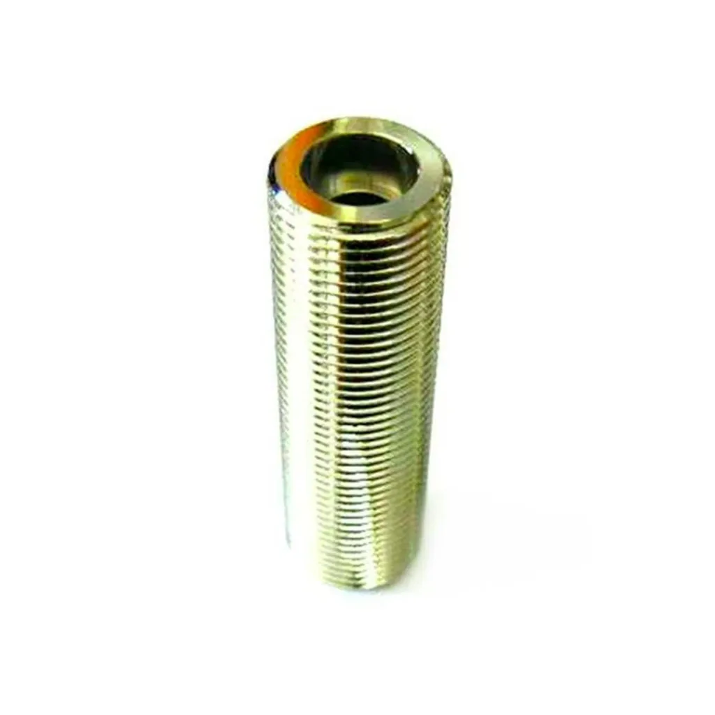 Gewindestutzen, Gewinderohre - einseitig Einstich, NW 7mm - 5/8" Gewinde, 55mm, CNS.