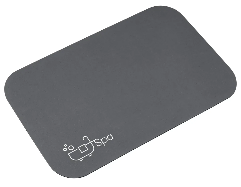 Superabsorbierende Badematte Spa, 40 x 60 cm dunkelgrau