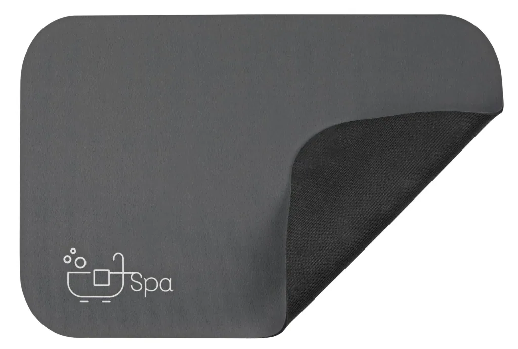 Superabsorbierende Badematte Spa, 40 x 60 cm dunkelgrau