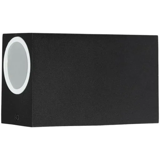 VT-7652SQ Außenwandleuchte Up/Down - GU10 - Schwarz - IP44