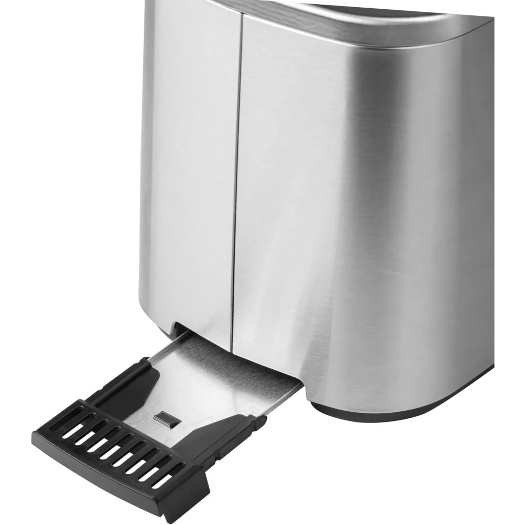 Toaster Edelstahl für 2 Toastscheiben mit Brötchenaufsatz, 800 Watt - ATO800STE