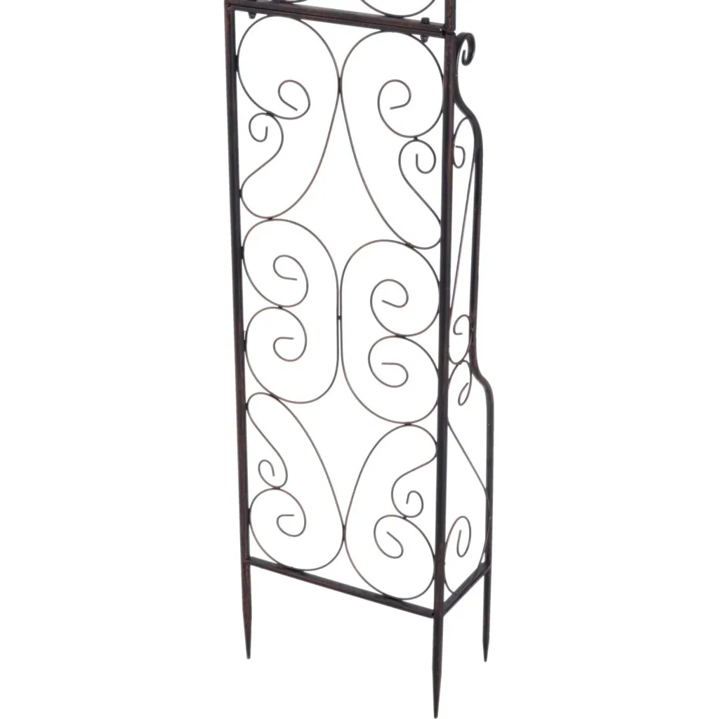 Torbogen Rankgitter Pflanzbogen Rosenbogen Garten Bogendach Metall 120 x 30 x 226 cm
