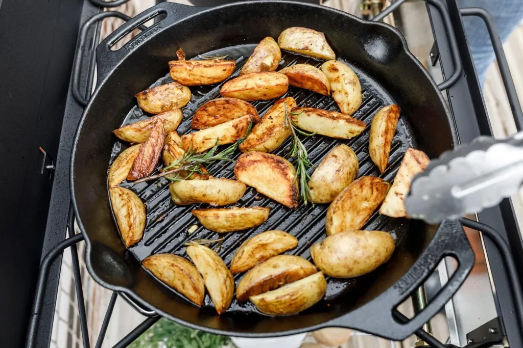 Grill-Feuerpfanne gp35h mit zwei Henkeln