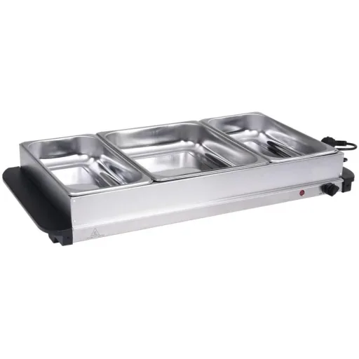 Buffetwärmer 400 W 2x2,5L+1x4L Edelstahl