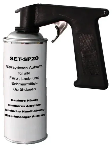 Spraydosen Handgriff