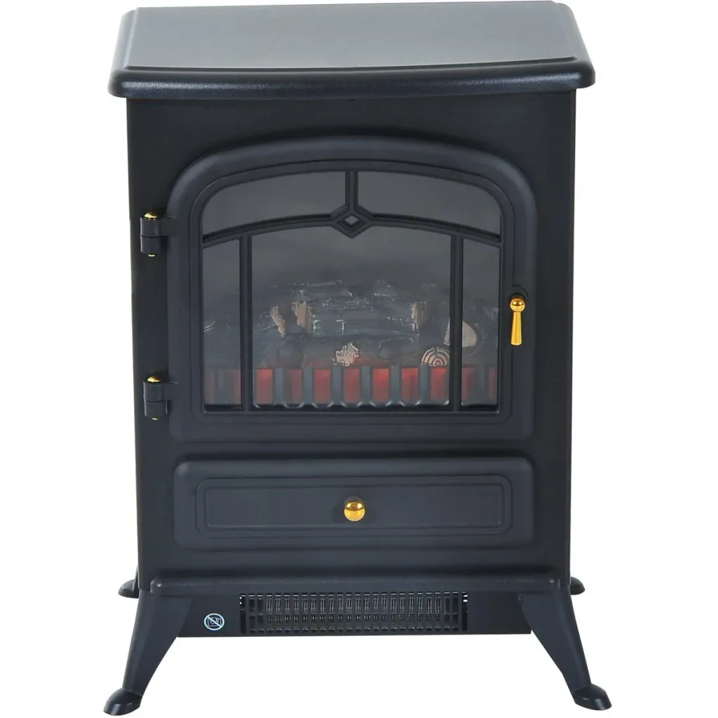 Elektrokamin Standkamin 1850 Watt Schwarz
