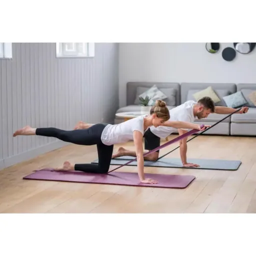 Widerstandsband für Fitness leicht 2 kg - Gummi - Türkis