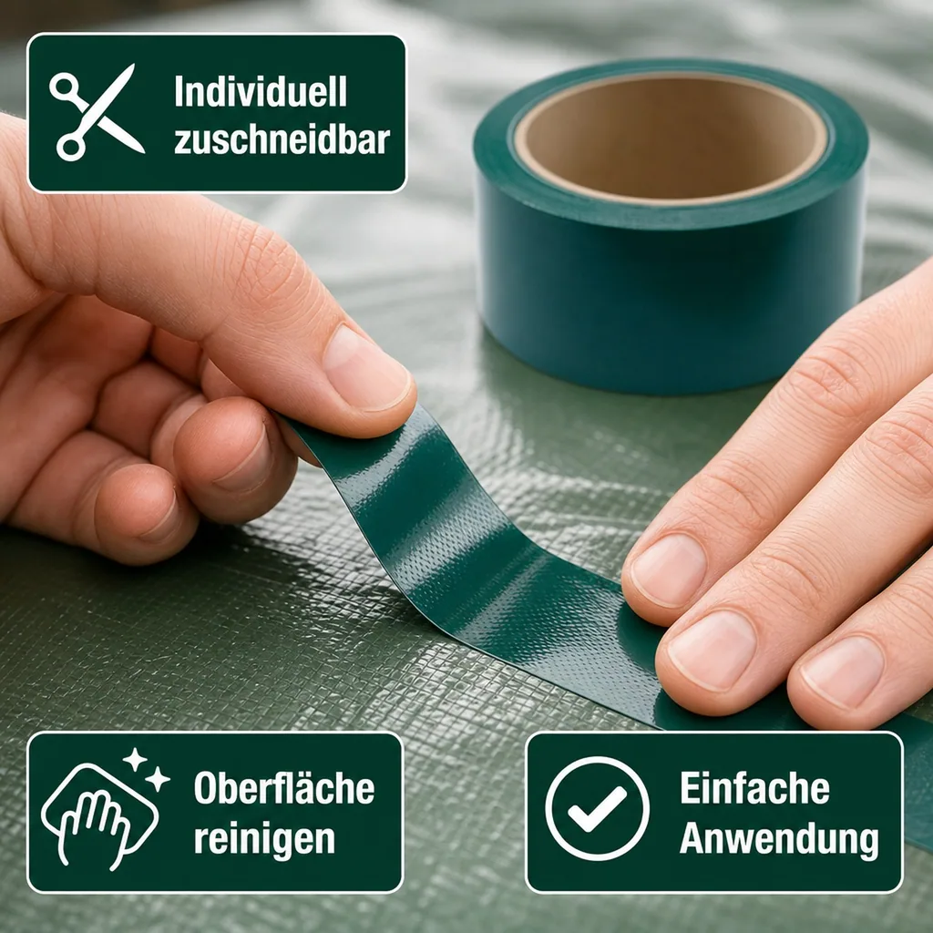 PVC Spezialklebeband 5 Meter grün