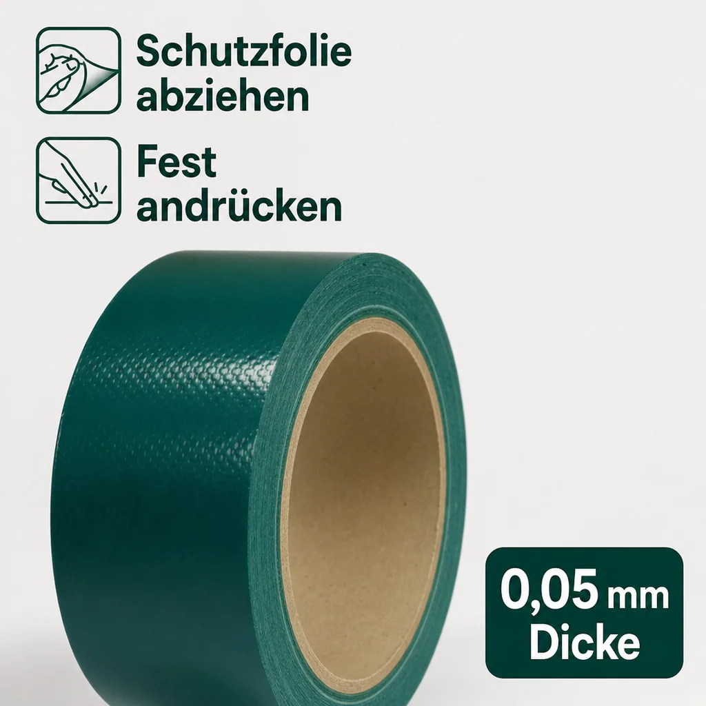 PVC Spezialklebeband 5 Meter grün